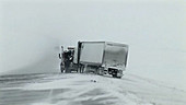 Blizzard in Colorado, USA