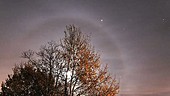 Moon with halo