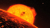 Exoplanet CoRoT-7b