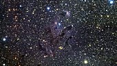 Eagle Nebula in infrared
