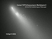 Comet 73P disintegrating