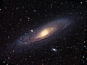 Zoom in to Andromeda Galaxy