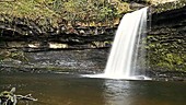 Sgwd Gwladus waterfall, timelapse