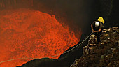 Marum volcano lava lake, Vanuatu