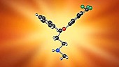 Fluoxetine molecule