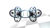 Bonding in an ethane molecule