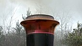 Steam engine chimney