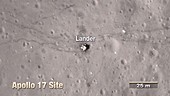 Lunar surface, LRO view