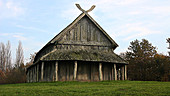 Reconstructed Viking longhouse