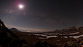 Timelapse of night sky, Chile