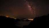 Timelapse of the night sky over La Palma