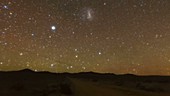 Timelapse of the night sky, Atacama Desert