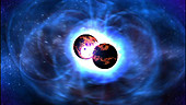 Neutron stars merging, gamma-ray burst