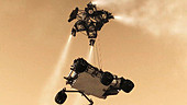 Mars Curiosity rover touchdown