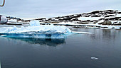 View from research vessel, Greenland