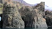 Columnar basalt rocks, Greenland