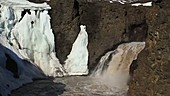 Meltwater waterfalls, Greenland