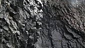 Meltwater on basalt cliffs, Greenland