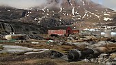 Abandoned whaling point, Greenland