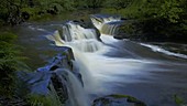 Waterfall on Afon Nedd river, Wales