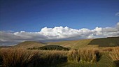 Clouds over Pen y Fan, Wales, timelapse
