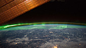 ISS pass over North America