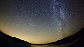 Milky Way at Usk Reservoir, timelapse