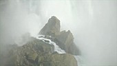 Boulders beneath Niagara Falls