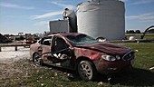 Damage from EF4 tornado