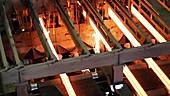 Steel production at a foundry
