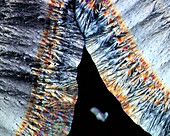 Vitamin C crystal growth