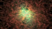 Expanding supernova remnant