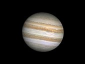 Jupiter rotating, Earth-based view