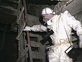 Investigating Chernobyl site, 2004