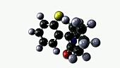 Ketamine molecular model