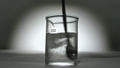 Insolubility of calcium carbonate