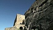 Entrance to Sperlinga Castle, Sicily