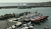 Rescue boats, Lampedusa