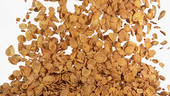 Cereal flakes falling