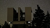 Large Binocular Telescope, timelapse