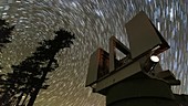 Large Binocular Telescope star trails