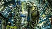 ATLAS detector at CERN, timelapse footage