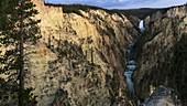 Yellowstone Falls, timelapse