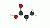 Propanoic acid molecule