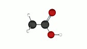 Ethanoic acid molecule