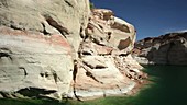 Sandstone formations at Lake Powell
