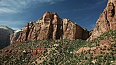 Sandstone formations, Zion National Park