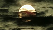 Transit of Venus through clouds