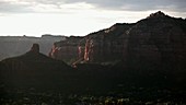 Sandstone formations in Sedona, USA