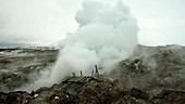 Hot springs in Iceland